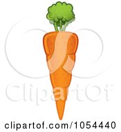 Royalty Free Vector Clip Art Illustration Of A Carrot