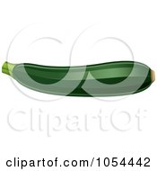 Royalty Free Vector Clip Art Illustration Of A Zucchini