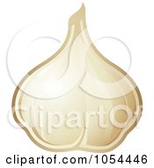 Royalty Free Vector Clip Art Illustration Of A Garlic Bulb