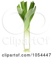 Royalty Free Vector Clip Art Illustration Of A Leek