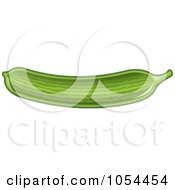 Royalty Free Vector Clip Art Illustration Of An English Cucumber
