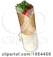 Poster, Art Print Of Doner Kebab Wrap