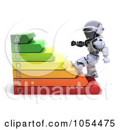 Poster, Art Print Of 3d Robot Climbing Energy Ratings