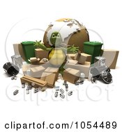 Poster, Art Print Of 3d Tortoise Recycling