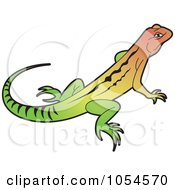 Poster, Art Print Of Colorful Lizard