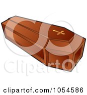 Poster, Art Print Of Wooden Coffin