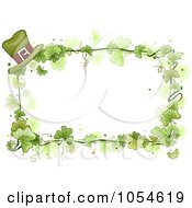 Poster, Art Print Of St Patricks Day Shamrock Background With Copyspace - 6