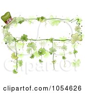 Poster, Art Print Of St Patricks Day Shamrock Background With Copyspace - 7