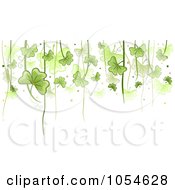 Poster, Art Print Of St Patricks Day Shamrock Background With Copyspace - 2