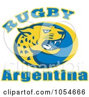 Poster, Art Print Of Argentina Rugby Jaguar - 1