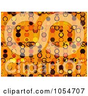 Poster, Art Print Of Seamless Abstract Orange Background