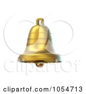 3d Golden Bell