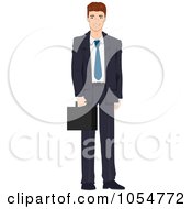 Royalty Free Vector Clip Art Illustration Of An Executive Businessman
