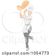 Royalty Free Vector Clip Art Illustration Of A Sexy Female Baker Pinup