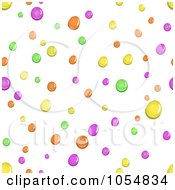 Royalty Free Vector Clip Art Illustration Of A Seamless Colorful Water Drop Background by elaineitalia