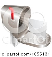 Poster, Art Print Of 3d Envelope Shooting Out From A Mailbox