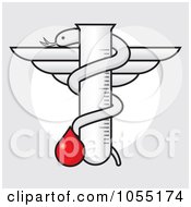 Royalty Free Vector Clip Art Illustration Of A Microbiology Icon 2