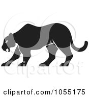 Poster, Art Print Of Silhouetted Panther