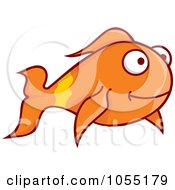 Poster, Art Print Of Happy Goldfish