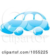 Poster, Art Print Of Blue Car Wash Logo - 3