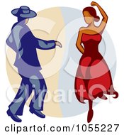 Poster, Art Print Of Pair Of Flamenco Dancers
