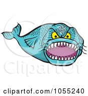 Poster, Art Print Of Mean Toothy Fish