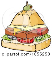 Poster, Art Print Of Food Pyramid Sandwich