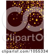 Poster, Art Print Of Background Of Colorful Dots On Brown - 2