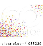 Poster, Art Print Of Background Of Colorful Dots On White - 2