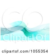 Poster, Art Print Of Background Of Patterned Ocean Waves