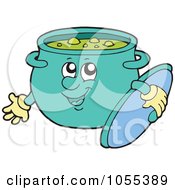 Poster, Art Print Of Split Pea Soup In A Happy Dutch Oven Pot