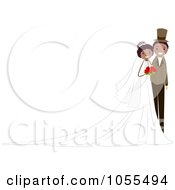 Poster, Art Print Of Black Wedding Couple Background