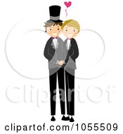 Poster, Art Print Of Gay Wedding Couple