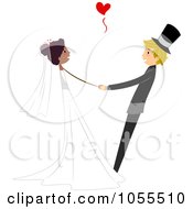 Poster, Art Print Of Bride And Groom Dancing At Their Wedding - 4