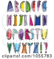 Poster, Art Print Of Digital Collage Of Artistic Colorful Capital Letters