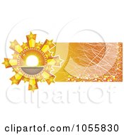 Poster, Art Print Of Billboard Sign With A Sunset And Star Burst