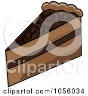 Poster, Art Print Of Slice Of Chocolate Layer Cake