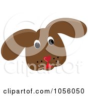 Poster, Art Print Of Brown Puppy Face