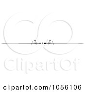 Royalty Free Vector Clip Art Illustration Of A Black And White Page Rule Or Divider Design Element 5