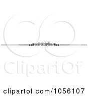 Royalty Free Vector Clip Art Illustration Of A Black And White Page Rule Or Divider Design Element 11 by KJ Pargeter