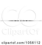 Royalty Free Vector Clip Art Illustration Of A Black And White Page Rule Or Divider Design Element 15