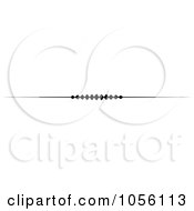 Royalty Free Vector Clip Art Illustration Of A Black And White Page Rule Or Divider Design Element 16