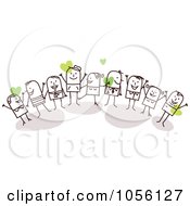 Poster, Art Print Of Stick People Business Team