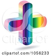 Poster, Art Print Of Rainbow Medical Cross