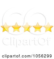 Royalty Free Vector Clip Art Illustration Of A Five Star Rating Border by Andrei Marincas #COLLC1056299-0167