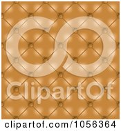 Royalty Free Vector Clip Art Illustration Of A Brown Leather Upholstery Background by michaeltravers