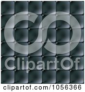 Royalty Free Vector Clip Art Illustration Of A Black Leather Upholstery Background by michaeltravers