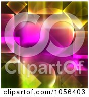 Royalty-Free CGI Clip Art Illustration of a Abstract Colorful Geometric Background by MacX #COLLC1056403-0098