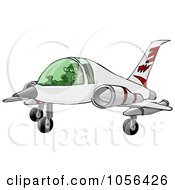 Poster, Art Print Of Man Landing A Jet