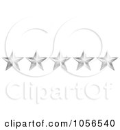 Royalty Free Vector Clip Art Illustration Of A Silver No Star Rating Border by Andrei Marincas